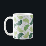 Nahtloses Muster Green Ginkgo Biloba  Kaffeetasse<br><div class="desc">Nahtloses Muster Green Ginkgo Biloba</div>