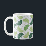 Nahtloses Muster Green Ginkgo Biloba  Kaffeetasse<br><div class="desc">Nahtloses Muster Green Ginkgo Biloba</div>