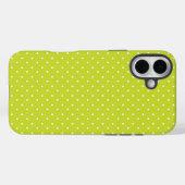 Nahtloses Muster helles Limette-Polka-Punkt-Muste Case-Mate iPhone Hülle (Rückseite (Horizontal))
