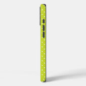 Nahtloses Muster helles Limette-Polka-Punkt-Muste Case-Mate iPhone Hülle (Rückseite / Links)