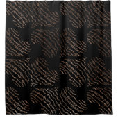 Nahtloses Muster Herzmalbild Duschvorhang (Vorderseite)