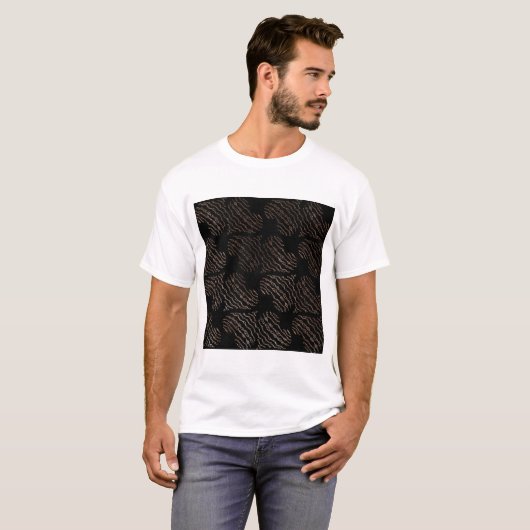 Nahtloses Muster Herzmalbild T-Shirt (Vorne ganz)