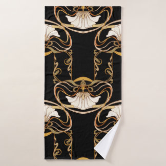 Nahtloses Muster, Hintergrund mit dekorativem Desi Badehandtuch