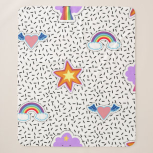 Nahtloses Muster Hintergrund mit Patch Cartoon sta Sherpadecke