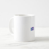 Nahtloses Muster, Hintergrund mit tropischen Pflan Kaffeetasse (Vorderseite Links)