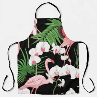 Nahtloses Muster, Hintergrund mit tropischen Pflan Schürze