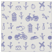 Nahtloses Muster Hollands Stoff (Nahaufnahme)