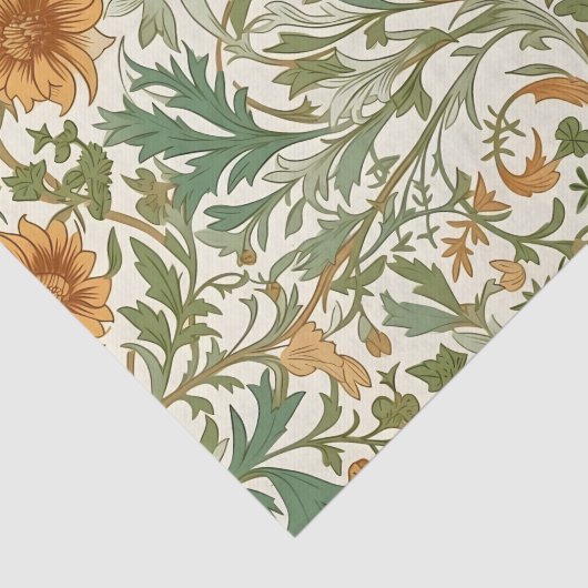 Nahtloses Muster im Arts and Crafts-Stil Seidenpapier (Ausschnitt)