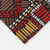 Nahtloses Muster im Patchwork-Stil. bestickt E Fleecedecke (Ecke)