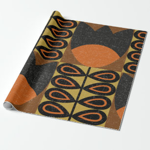 nahtloses Muster im skandinavischen Design-Stil. R Geschenkpapier