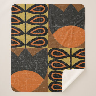 nahtloses Muster im skandinavischen Design-Stil. R Sherpadecke