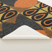 nahtloses Muster im skandinavischen Design-Stil. R Sherpadecke (3/4)