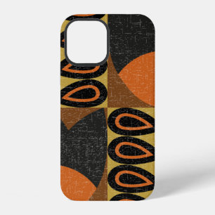 nahtloses Muster im skandinavischen Designstil. Re iPhone 12 Hülle