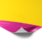 Nahtloses Muster im Stil der 80er Jahre, farbiger  Poster (Ecke)