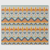 Nahtloses Muster im Stil des Schiffes Geschenkpapier (Flach)