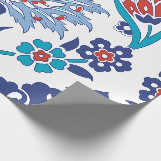 Nahtloses Muster im traditionellen türkischen Stil Geschenkpapier (Ecke)