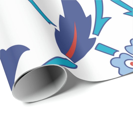 Nahtloses Muster im traditionellen türkischen Stil Geschenkpapier (Rolleneckpunkt)