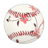 Nahtloses Muster in Aquarellfarbe mit stylischer F Baseball (Rückseite)