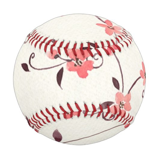 Nahtloses Muster in Aquarellfarbe mit stylischer F Baseball (Vorderseite)