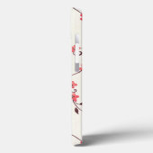 Nahtloses Muster in Aquarellfarbe mit stylischer F Case-Mate iPhone Hülle (Rückseite / Links)