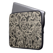 Nahtloses Muster Laptopschutzhülle (Vorderseite Links)