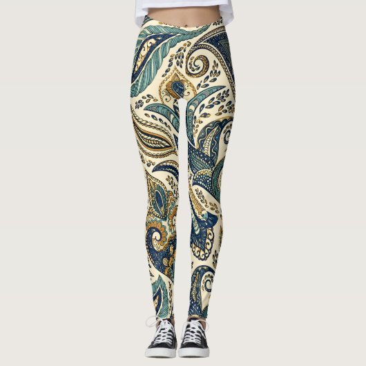 nahtloses Muster Leggings (Vorderseite)