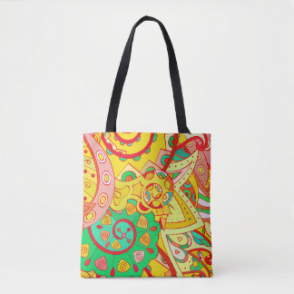 Nahtloses Muster. Mehndi-Design. Ethnische Tasche