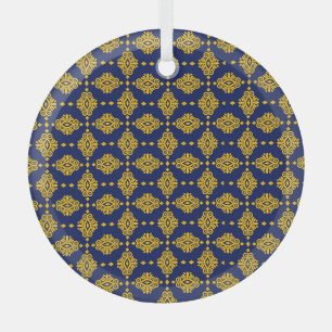 Nahtloses Muster mit Abstrakt geometrischem Stil. Ornament Aus Glas