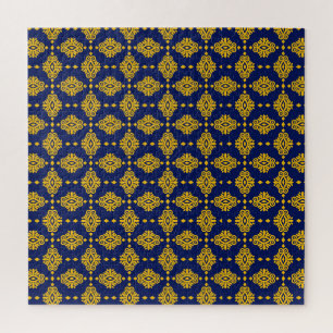 Nahtloses Muster mit Abstrakt geometrischem Stil. Puzzle