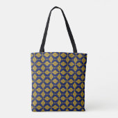 Nahtloses Muster mit Abstrakt geometrischem Stil. Tasche (Rückseite)