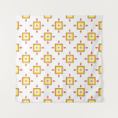 Nahtloses Muster mit Abstraktem Hintergrund Wandteppich (Vorderseite (Horizontal))