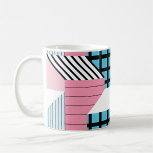 Nahtloses Muster mit abstrakten geometrischen Form Kaffeetasse