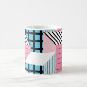 Nahtloses Muster mit abstrakten geometrischen Form Kaffeetasse (Mittel)