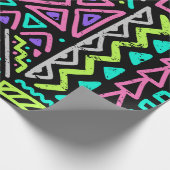  Nahtloses Muster mit abstrakten Linien. geometris Geschenkpapier (Ecke)