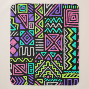  Nahtloses Muster mit abstrakten Linien. geometris Sherpadecke