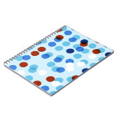 Nahtloses Muster mit abstrakter Doodle-Verzierung, Notizblock (Linke Seite)