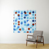 Nahtloses Muster mit abstrakter Doodle-Verzierung, Wandteppich (Beispiel)