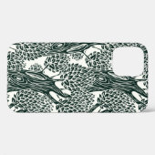 Nahtloses Muster mit alten Laubbäumen. Styliz Case-Mate iPhone Hülle (Rückseite (Horizontal))