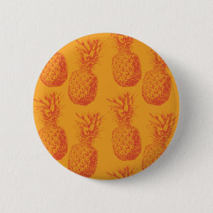 Nahtloses Muster mit Ananas Button