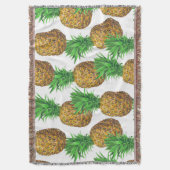 Nahtloses Muster mit Ananas Decke (Vorderseite Vertikal)