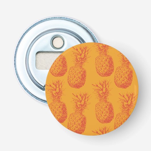 Nahtloses Muster mit Ananas Flaschenöffner (Vorderseite)
