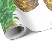 Nahtloses Muster mit Ananas Geschenkpapier (Rolleneckpunkt)