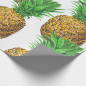 Nahtloses Muster mit Ananas Geschenkpapier (Ecke)