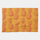 Nahtloses Muster mit Ananas Handtuch (Horizontal)