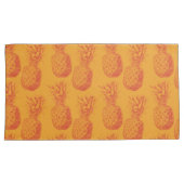 Nahtloses Muster mit Ananas Kissenbezug (Vorderseite-Rechts)