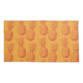 Nahtloses Muster mit Ananas Kissenbezug (Rückseite-Links)