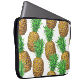 Nahtloses Muster mit Ananas Laptopschutzhülle (Vorne Rechts)