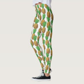 Nahtloses Muster mit Ananas Leggings (Links)
