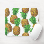 Nahtloses Muster mit Ananas Mousepad (Mit Mouse)