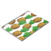 Nahtloses Muster mit Ananas Notizblock (Linke Seite)